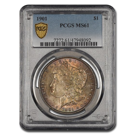 1901 Morgan Dollar MS-61 PCGS 1901 Morgan Dollar MS-61 PCGS